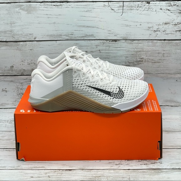 New Nike Metcon 6 Training Shoe White 